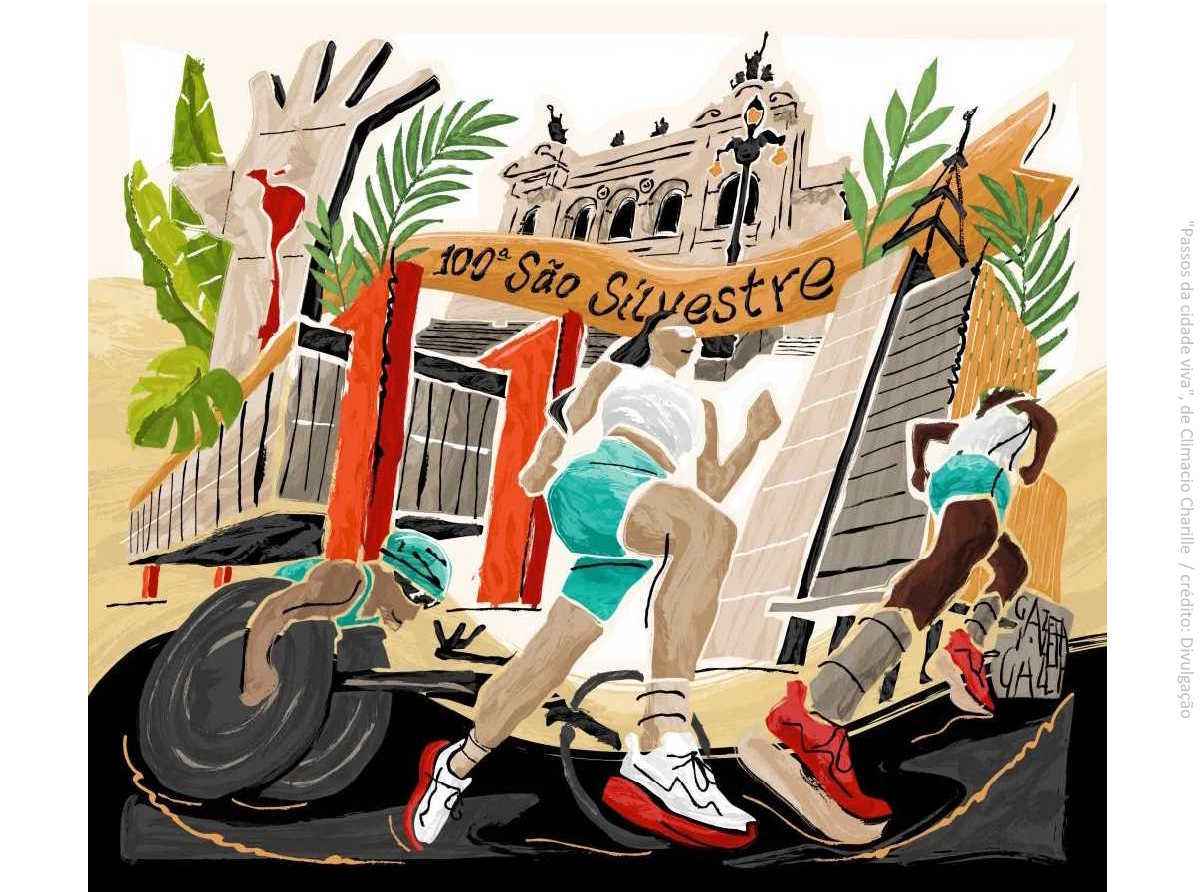 "Passos da cidade viva", de Climacio Charille  / crédito: Divulgação